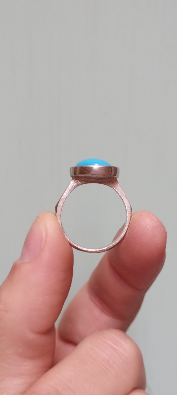 anell plata turquesa
