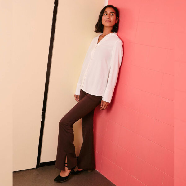 Pantaló legging negre/marró Lotus - Imatge 2