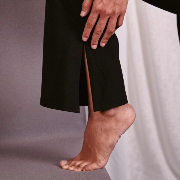 Pantaló legging negre/marró Lotus - Imatge 3