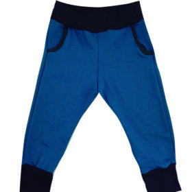 Pantalon bolsillos en azul