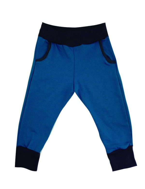 Pantalon bolsillos en azul