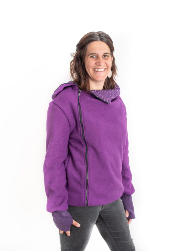 Abric porteig, embaràs i estàndard lila + insertable - Talla petita - Imatge 2