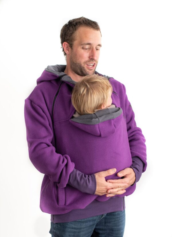 Abric porteig, embaràs i estàndard lila + insertable - Talla gran