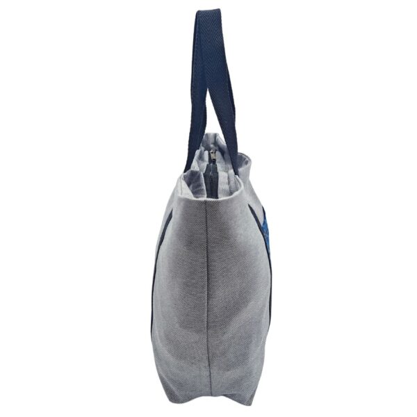 Tote Bag Sayagata Aoi Gris - Imatge 2