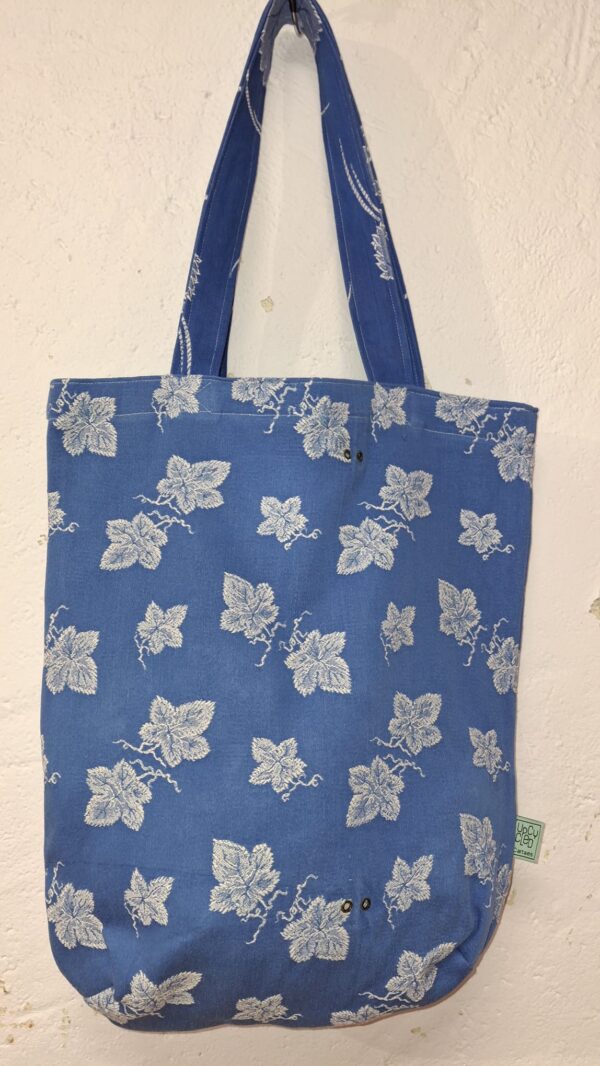 Bossa Tote Bag de tela reutilitzada “col·lecció tela de matalàs” -UPCYCLED CARTAES