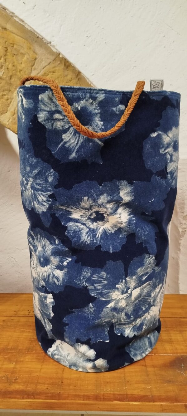 Contenidor de tela reutilitzada de FLORS -UPCYCLED CARTAES
