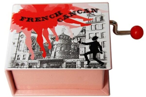 Caixeta musical "french can can"