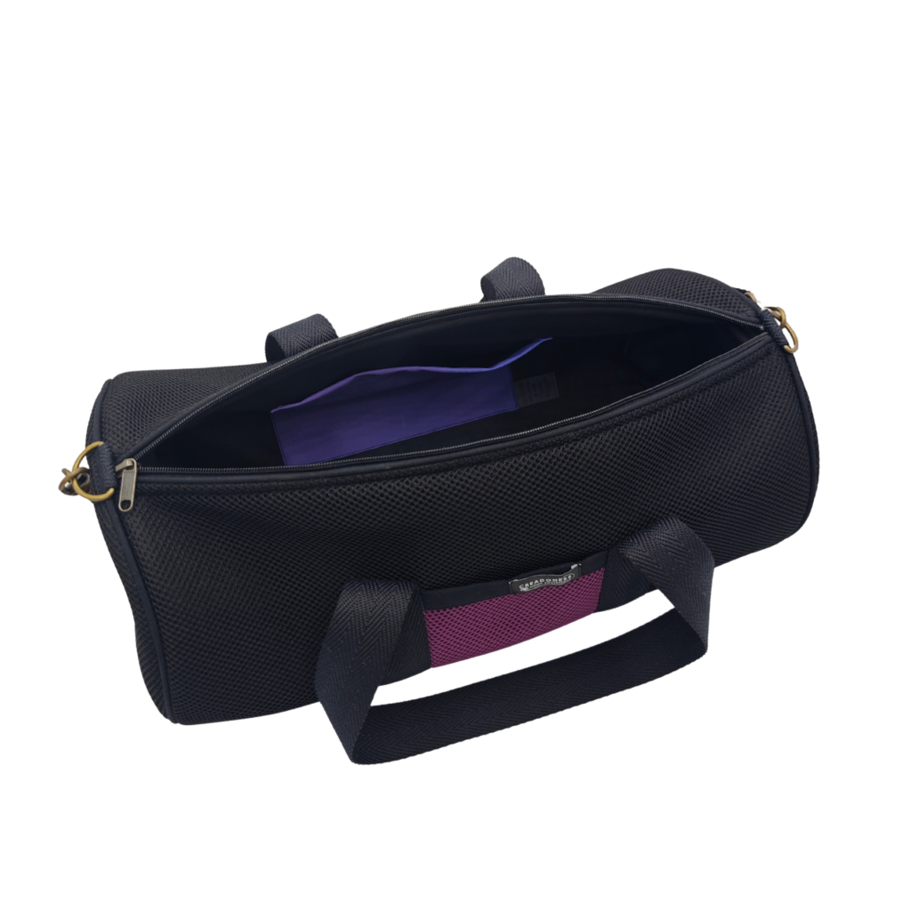 Bossa Esportiva Negre-Violeta 4 Bossa Esportiva Negre-Violeta - Imatge 4