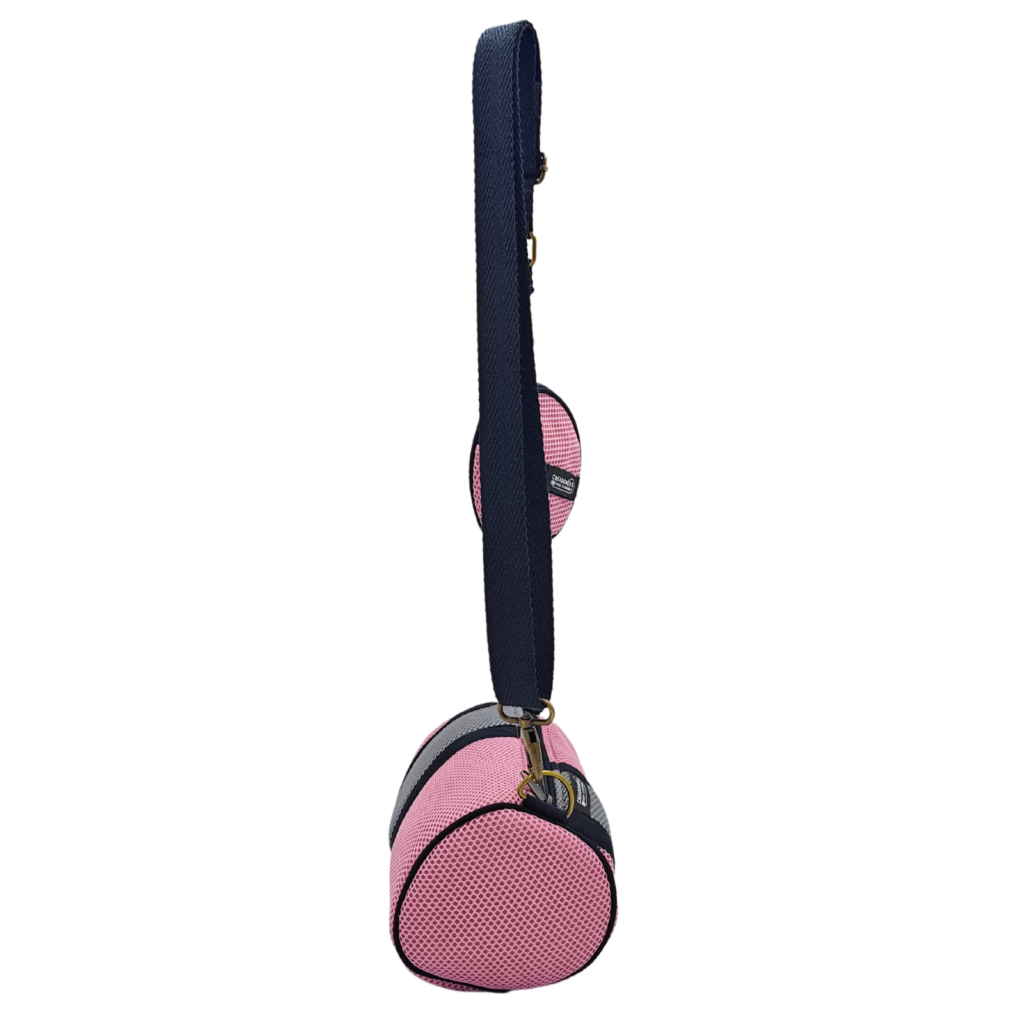 Mini Bossa amb Moneder Rosa-Gris 2 Mini Bossa amb Moneder Rosa-Gris - Imatge 2