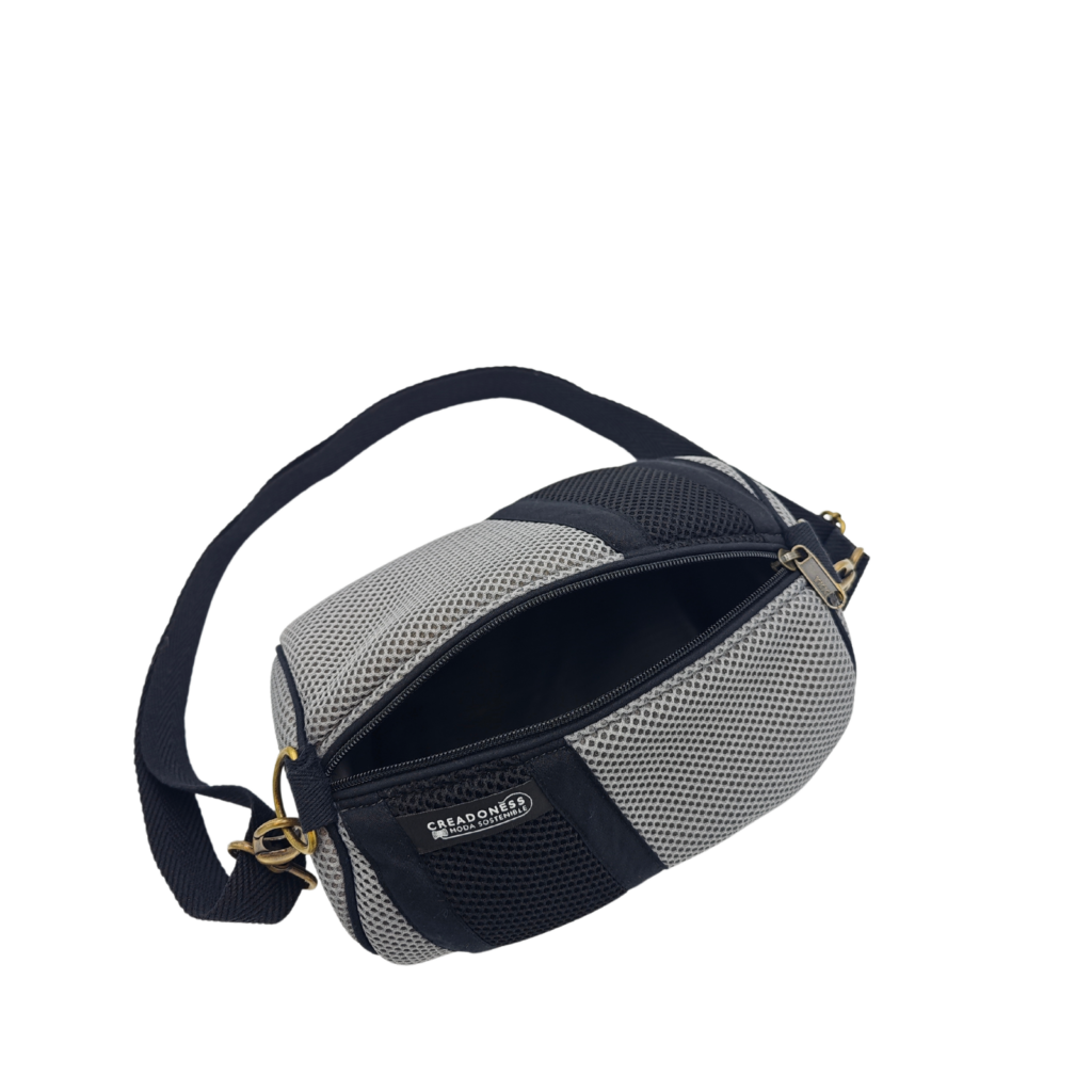 Mini Bossa Bàsica Gris-Negre 4 Mini Bossa Bàsica Gris-Negre - Imatge 4