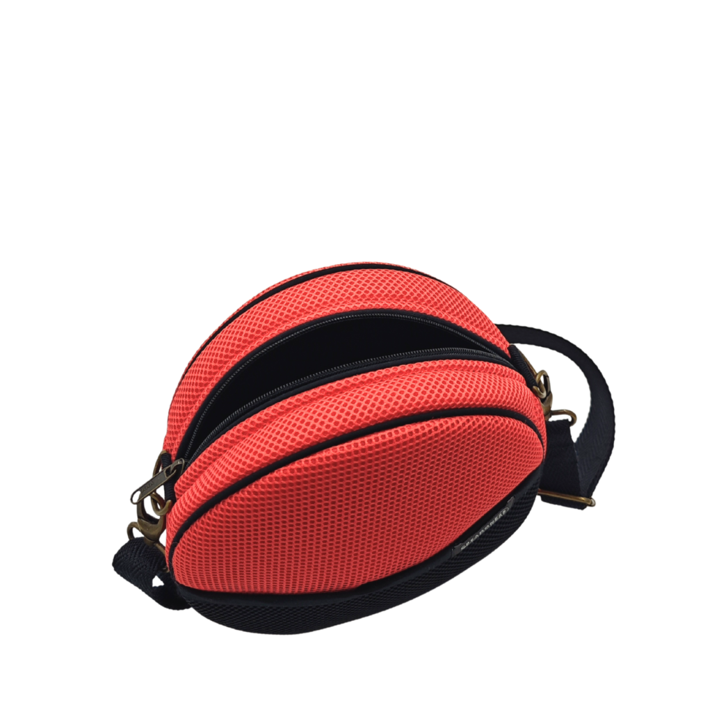 Bossa Circular amb Moneder Salmó-Negre 4 Bossa Circular amb Moneder Salmó-Negre - Imatge 4