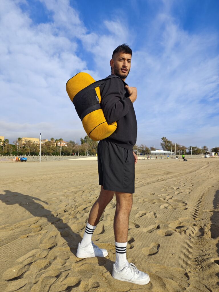 Bossa Esportiva Groc-Negre 1 Bossa Esportiva Groc-Negre