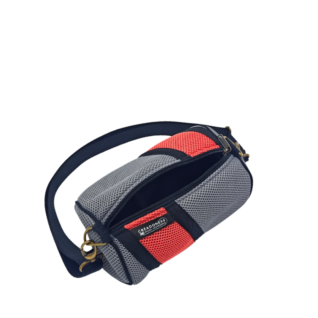 Mini Bossa Bàsica Gris-Salmó 4 Mini Bossa Bàsica Gris-Salmó - Imatge 4