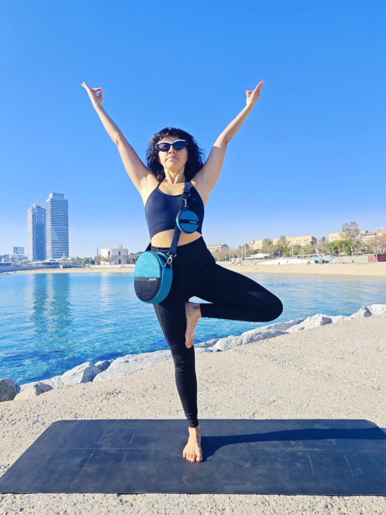 Bossa Circular amb Moneder Verd-Negre 1 Bossa Circular amb Moneder Verd-Negre