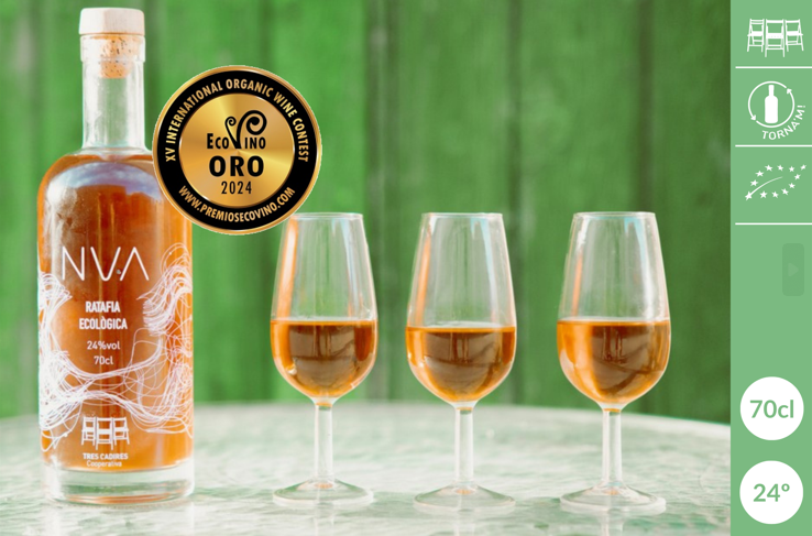 Ratafia ecològica NVA - Tres Cadires 1 Ratafia ecològica NVA - Tres Cadires